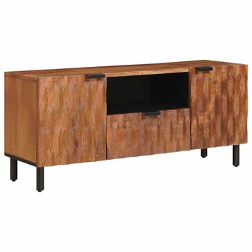 vidaXL TV Kast met lade Acacia Bruine Afwerking 105 x 33 x, Verzenden