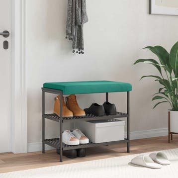 vidaXL Bankkussen fluweel Turquoise Diepte 35 cm, Verzenden