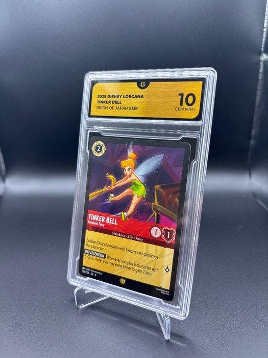 Disney - 1 Graded card - Disney Lorcana - Tinker Bell 136, Collections, Collections Autre