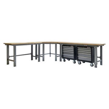 Werkbank hoekopstelling - Hoek werkbank 310 cm x 260 cm, Ophalen of Verzenden, Nieuw