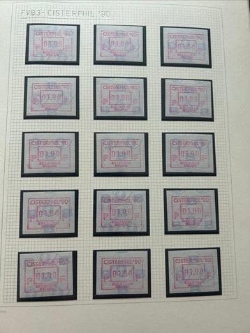 Belgique 1981/2010 - Collection étendue de timbres