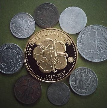 Allemagne. Lot of coins & token (9pcs.) incl. silver,