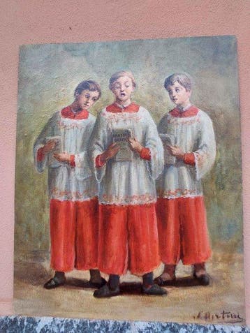 Federico Bertini (1908-1992) - il coro dei chierichetti