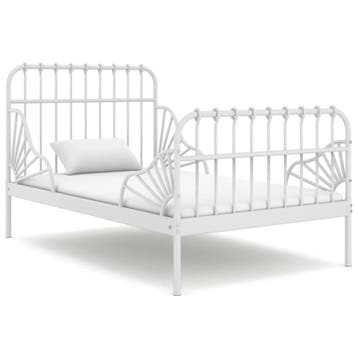 Bedframe wit 80x200 | 47% Korting | Retour deal, Huis en Inrichting, Verstelbaar, Eenpersoons, Verzenden, Wit