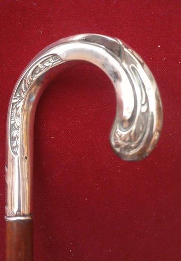 Canne de marche - Argent 800