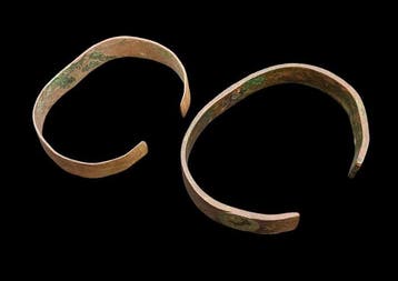 Middeleeuws Brons Armbanden - 65 mm (Zonder minimumprijs), Antiek en Kunst