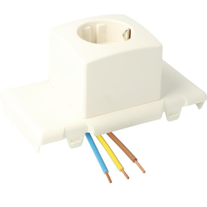 Attema BK1619 Couvercle pour boîte en saillie mur/plafond -, Doe-het-zelf en Bouw, Elektriciteit en Kabels, Verzenden