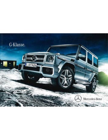 2014 MERCEDES BENZ G KLASSE BROCHURE DUITS