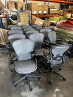 Herman Miller Aeron Remastered refurbished - grote voorraad, Verzenden, Zwart, Zo goed als nieuw, Bureaustoel