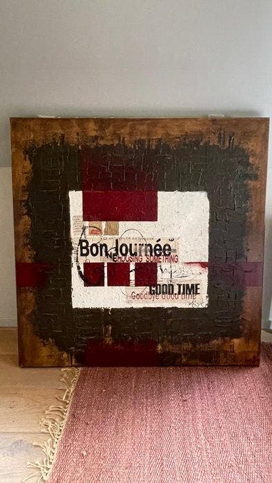 Marie-Louise Oudkerk (XX) - Bonne Journee, Antiquités & Art, Art | Peinture | Moderne