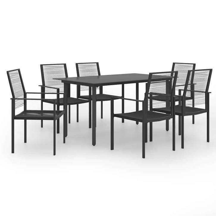 vidaXL 7-delige Tuinset, Tuin en Terras, Tuinsets en Loungesets, Tuinset, Nieuw, Verzenden