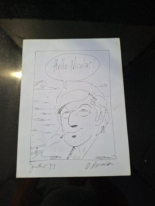 Condor - Dessin original dédicacé - Grand format - 1, Boeken, Stripverhalen