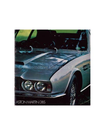 1971 ASTON MARTIN DBS BROCHURE ENGLISH