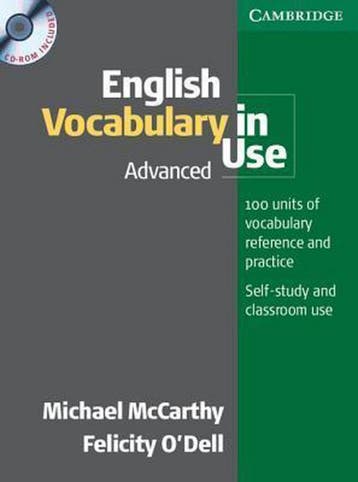 English Vocabulary In Use Advanced With Answers And Cd-Rom, Verzenden, Gelezen, Michael Mccarthy