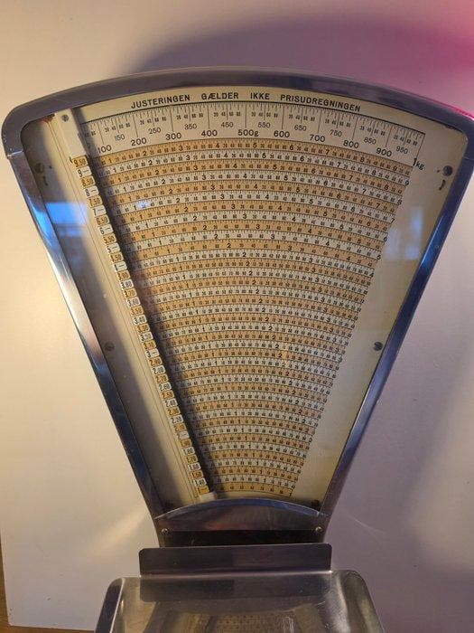 Wistoft & Co - Balance de cuisine - Acier, Verre - Balance, Antiquités & Art, Antiquités | Assiettes décoratives & Carrelages