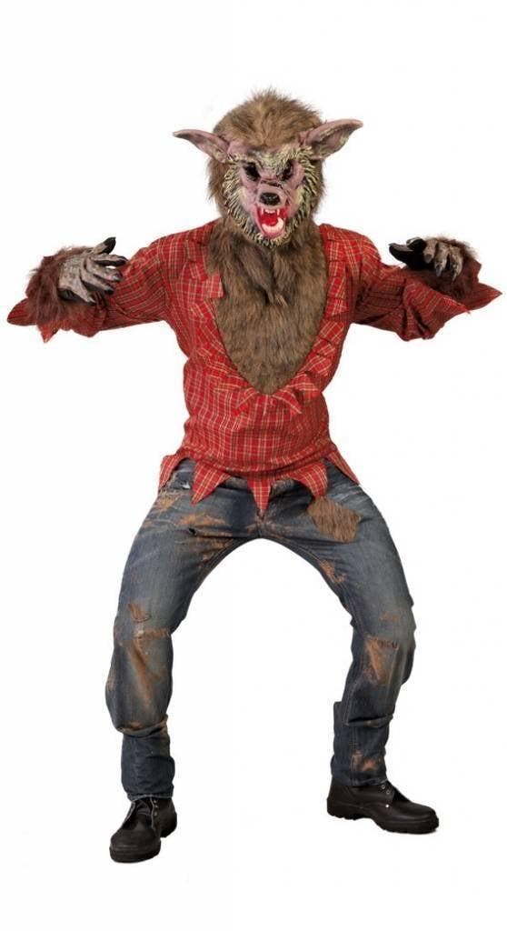 Halloween Kostuum Weerwolf L, Hobby en Vrije tijd, Feestartikelen, Nieuw, Verzenden