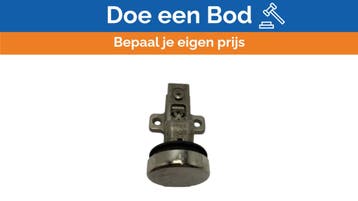 Bieden: Marine Grade Chrome Glass Door Hinge for 30mm Thick, Ophalen of Verzenden, Nieuw