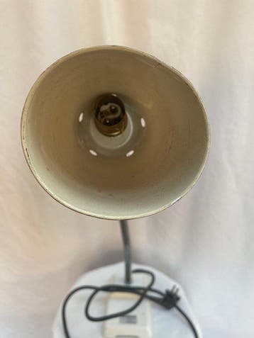 Jeulin - Lamp - Metaal, Chroom, Plastic - laboratoriumlamp -, Antiek en Kunst