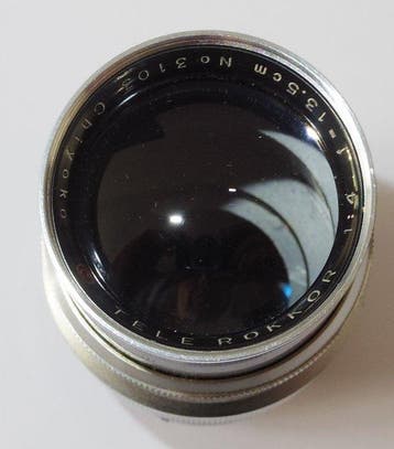 Chiyoko Tele Rokkor 4/135mm - LTM - c1950 - with viewfinder