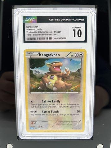 Pokémon Graded card - Kangaskhan Holo - CGC 10