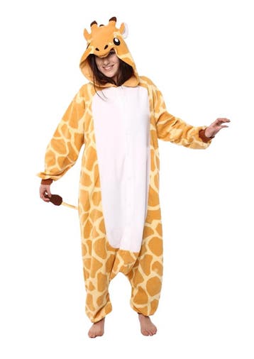 KIMU® Onesie Giraf Pak XS-S of 152-158 Girafpak Kostuum Oran, Ophalen of Verzenden, Nieuw