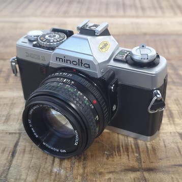 Minolta XG 1 + 50mm 1:1.7 nr. 2364, Audio, Tv en Foto, Fotocamera's Analoog, Ophalen of Verzenden, Gebruikt, Minolta