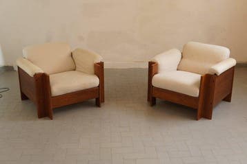 Poltronova - Sergio Asti - Fauteuil (2) - Zelda - Hout - we