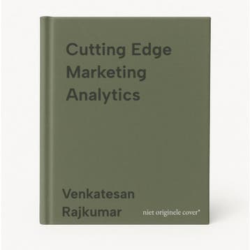 Cutting Edge Marketing Analytics 9780133552522, Boeken, Verzenden, Zo goed als nieuw, Venkatesan Rajkumar