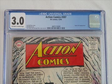 Action Comics #307 - CGC 3.0 Saturn Girl Appearance - 1, Boeken, Nieuw