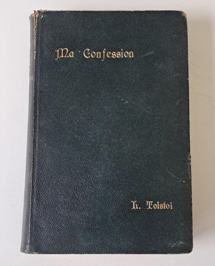 Léon Tolstoï – Ma Confession (1887, Albert Savine, 1e Franse, Boeken, Overige Boeken, Verzenden