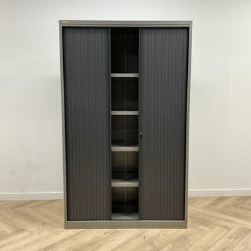Ahrend roldeurkast vv 4 legborden (hxbxd) 197x120x45 cm