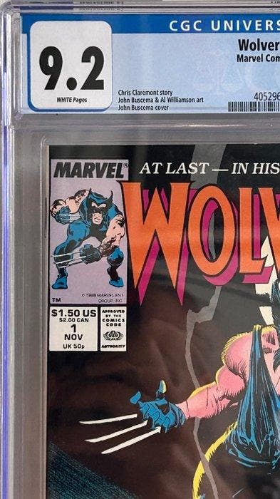 Wolverine #1 - White Pages – Iconic Marvel key issue - 1, Boeken, Strips | Comics