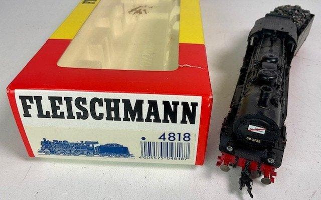 Fleischmann H0 - 4818 - Stoomlocomotief met tender (1) - BR, Hobby & Loisirs créatifs, Trains miniatures | HO
