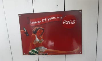 Coca-Cola - Reclamebord - Emaille