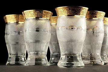 Moser & Söhne - Drinkset - Prachtig! - Kristal, Antiek en Kunst