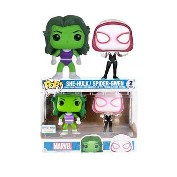 Funko Pop  SheHulk &amp; SpiderGwen  Barnes &amp; Noble, Verzamelen, Verzenden, Nieuw