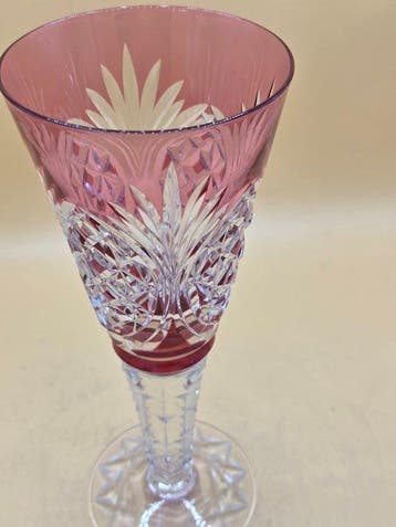 Val Saint Lambert - Vase - Cristal, Antiquités & Art