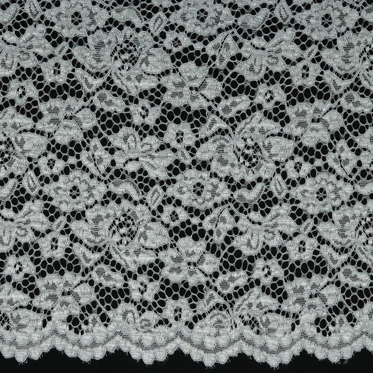 10 meter kant stof - Grijs - 100% polyester, Hobby & Loisirs créatifs, Tissus & Chiffons, Envoi