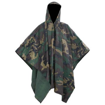 vidaXL Regenponcho voor kamperen/wandelen leger waterdicht, Verzenden