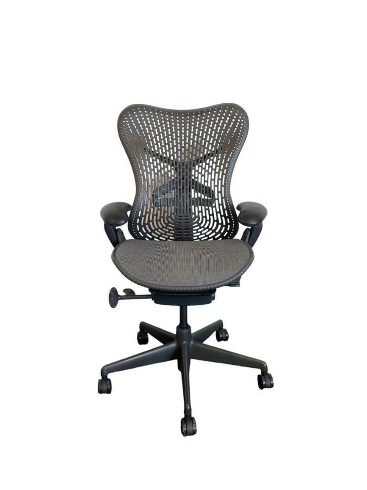 Herman Miller Mirra Full Option, refurbished, Huis en Inrichting, Bureaustoelen, Bureaustoel, Zwart, Zo goed als nieuw, Ergonomisch