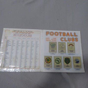 1975 Panini European Football Clubs Football Clubs 1975 - 1, Nieuw