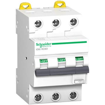 Schneider Acti9 IC60 3P 16A Disjoncteur RCBO - A9D17316, Bricolage & Construction, Verzenden
