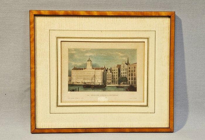 ongesigneerde - Set van 5 Antieke 19e-eeuwse Staalgravures –, Antiek en Kunst, Curiosa en Brocante