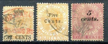 Établissements des Détroits 1867/1894 - Reine Victoria :, Gestempeld