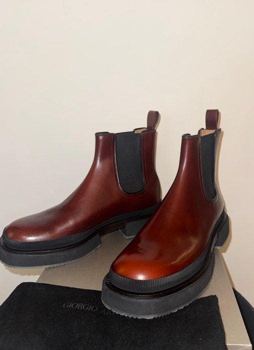 Giorgio Armani - Chelsea boots - Maat: EU 44 - Nieuw in doos, Vêtements | Hommes, Chaussures