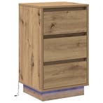 Kastje Eik 65cm | Retour Deal | 40% korting (nachtkastje), Minder dan 45 cm, Verzenden, 55 tot 70 cm, Zo goed als nieuw