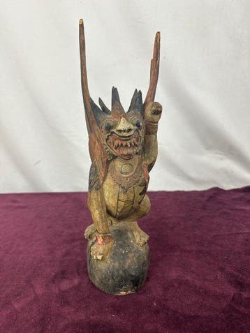 Singa / Barong-Löwe aus Bali - sculptuur - Indonesië (Zonder