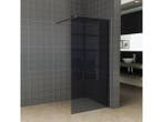 Veiling - Inloopdouche / Douchewand - 120x200 - Mat Zwart, Doe-het-zelf en Bouw, Sanitair, Nieuw
