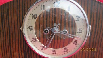 Pendule - Kienzle. - Art Deco Hout, metaal , koper. -, Antiek en Kunst