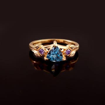 Sans prix de réserve - Bague de fiançailles Argent - 1.00ct.